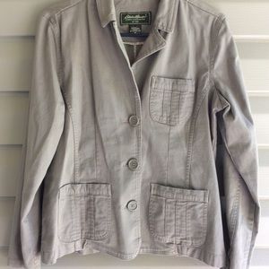 Eddie Bauer khaki Utility Jacket
